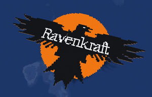 Ravenkraft Pixel Art Logo
